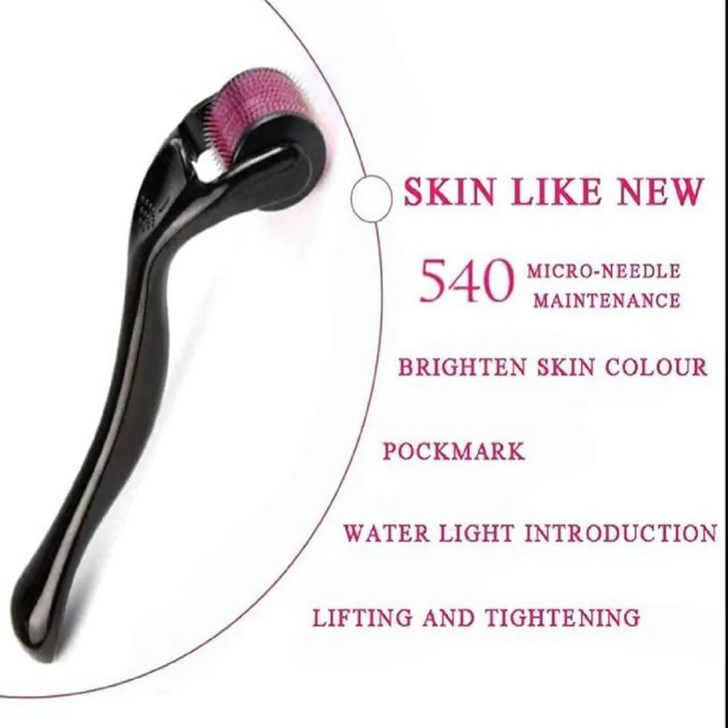0.5mm 540 Needle Derma Roller for Face Skin Care Tool - Image 3