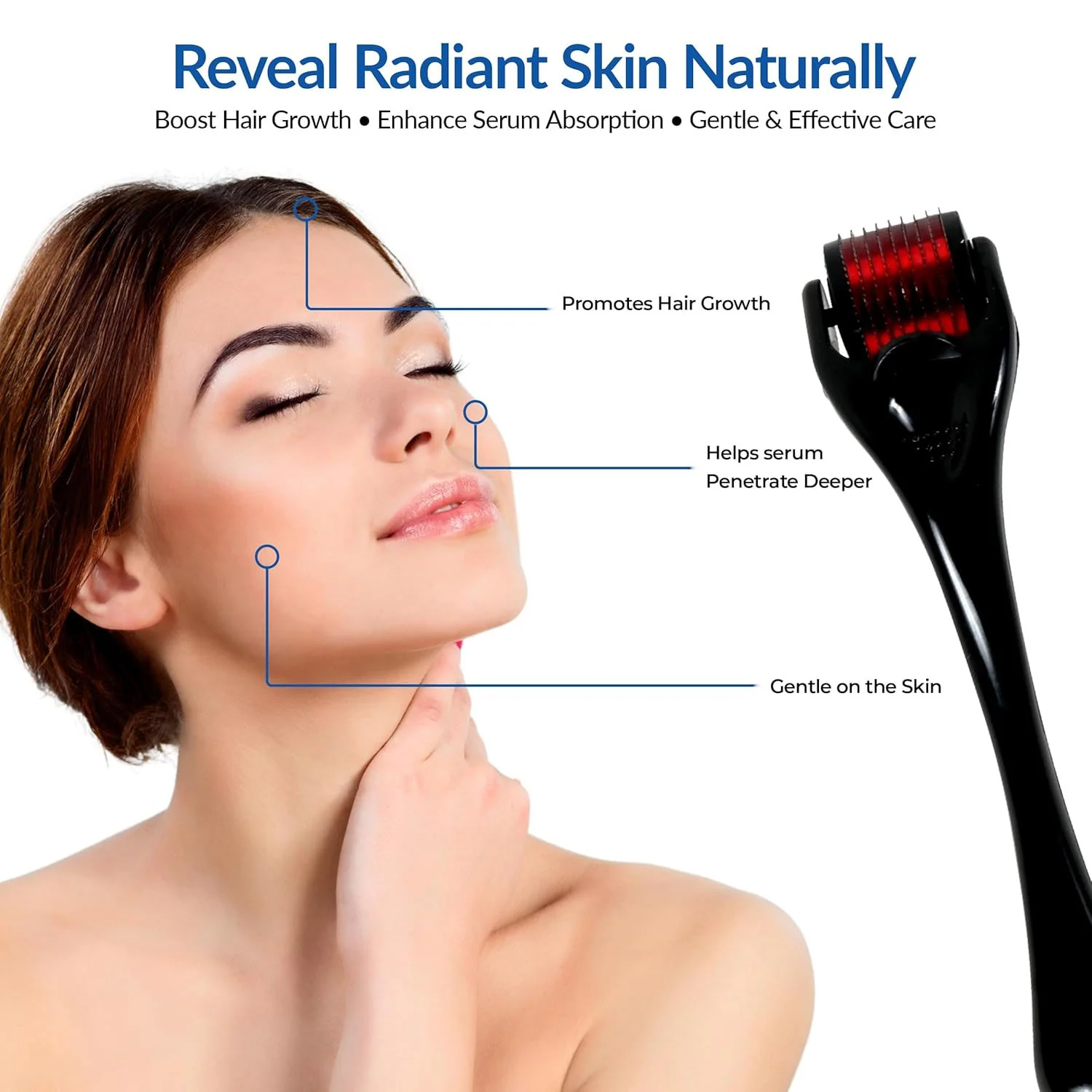 Microneedle Derma Roller for Face (1 Pc, 0.5mm) - Image 7