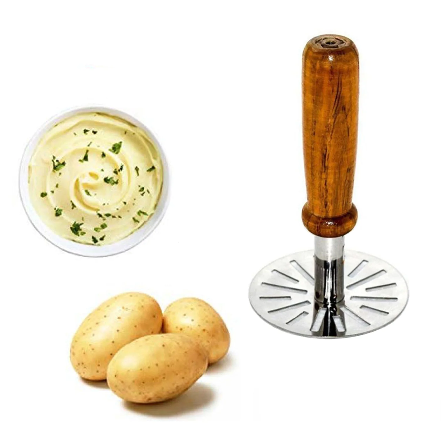 Pavbhaji Masher – Strong Kitchen Tool for Mashing Pavbhaji & Vegetables - Image 9