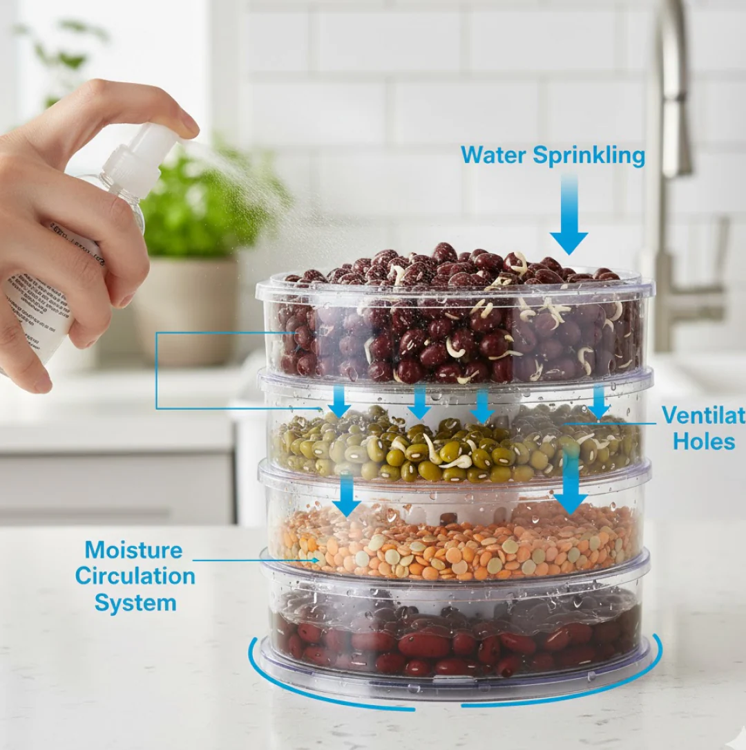 Sprout Maker 4 Layer for Household and Kitchen Use - Image 2
