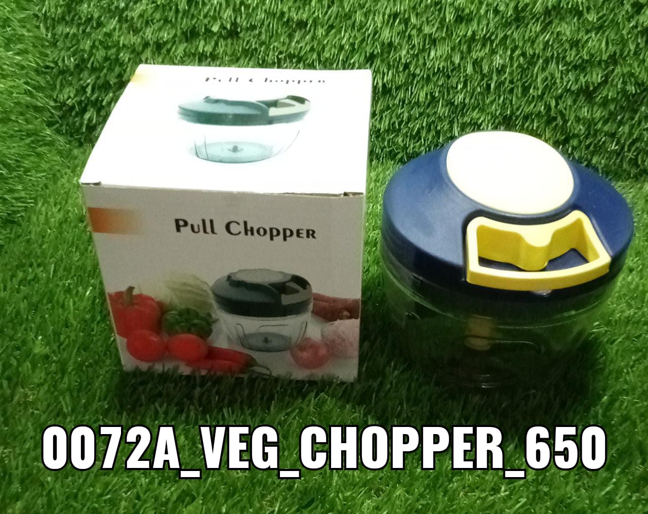 Chopper with Blades Chopping Vegetables and Fruits for (650ml) - Image 9