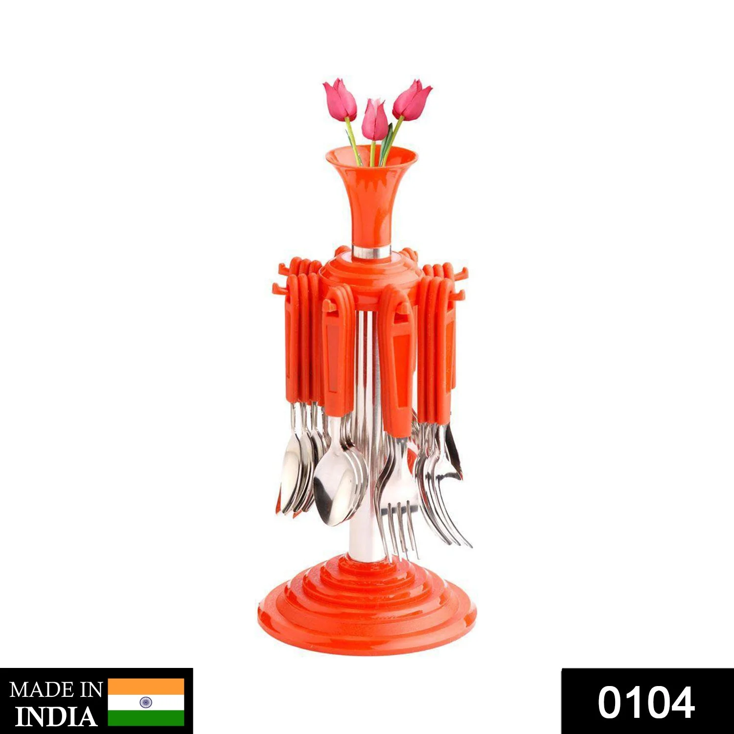 New Stylish 24 Pcs Plastic, Stainless Steel Cutlery Set (Pack of 24) - Image 8