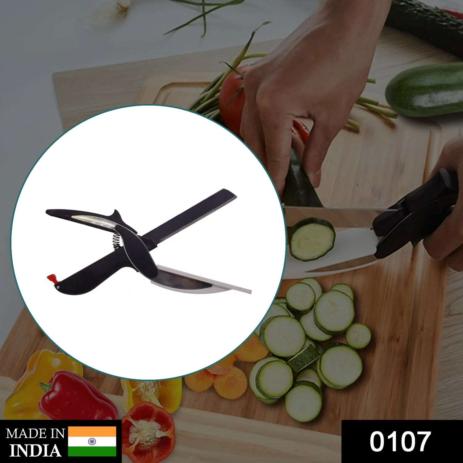 Clever Cutter 2 in 1 Food Chopper Slicer Dicer Vegetable Fruit Cutter - Image 2