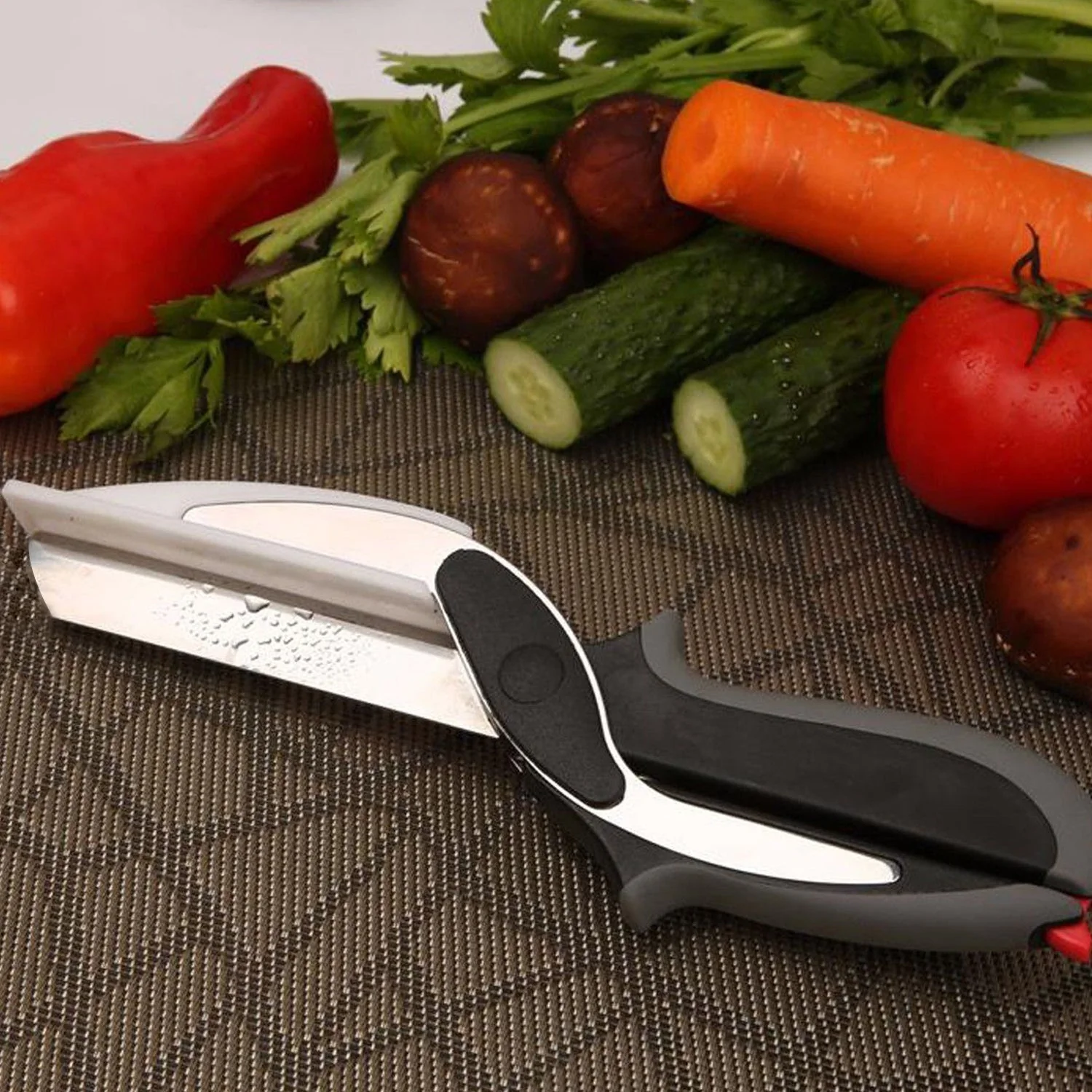 Clever Cutter 2 in 1 Food Chopper Slicer Dicer Vegetable Fruit Cutter - Image 7