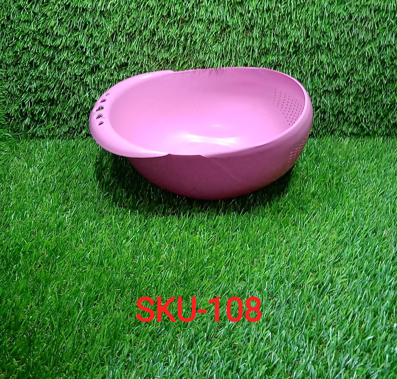 Kitchen Plastic big Rice Bowl Strainer Perfect Size for Storing and Straining - Image 10
