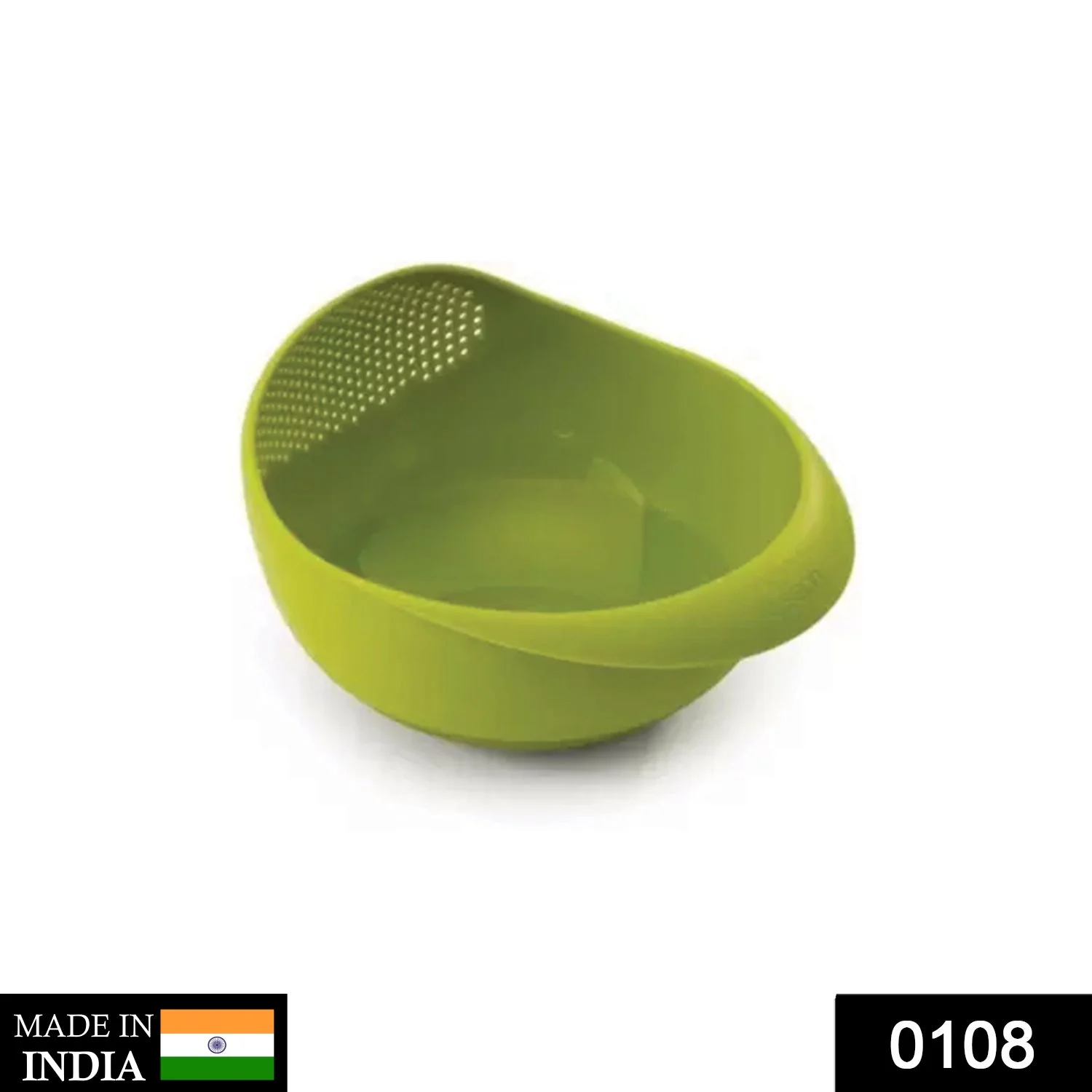 Kitchen Plastic big Rice Bowl Strainer Perfect Size for Storing and Straining - Image 2