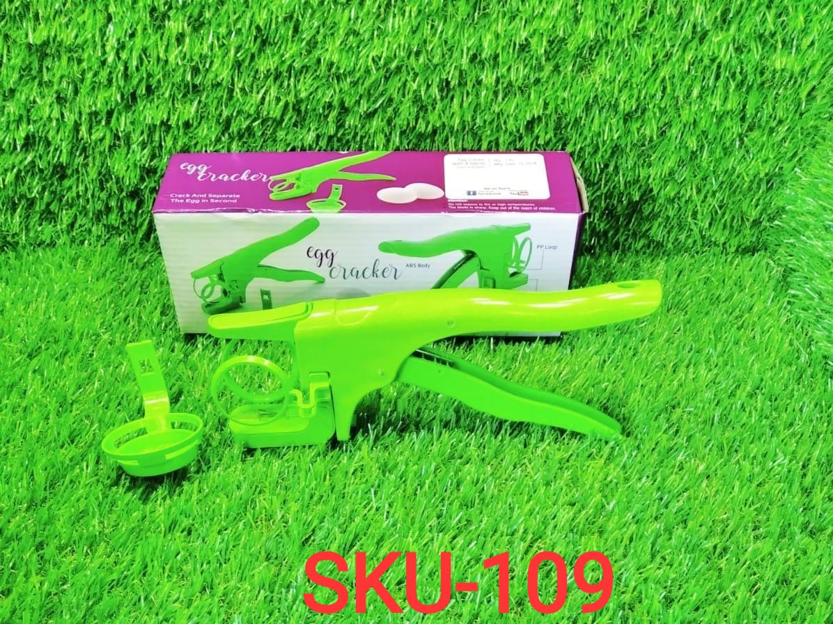 Plastic Handheld Egg Cracker with Separator - Image 10