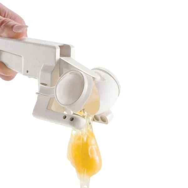 Plastic Handheld Egg Cracker with Separator - Image 4