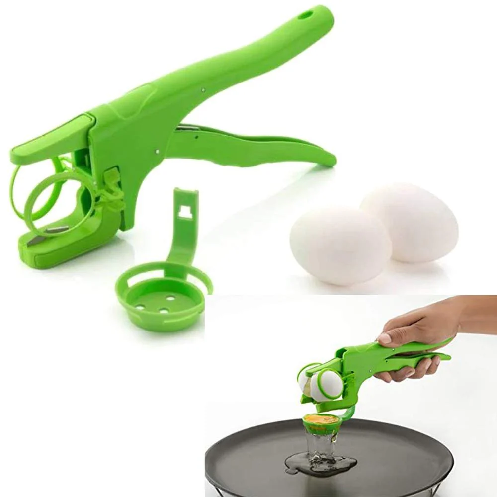 Plastic Handheld Egg Cracker with Separator - Image 9