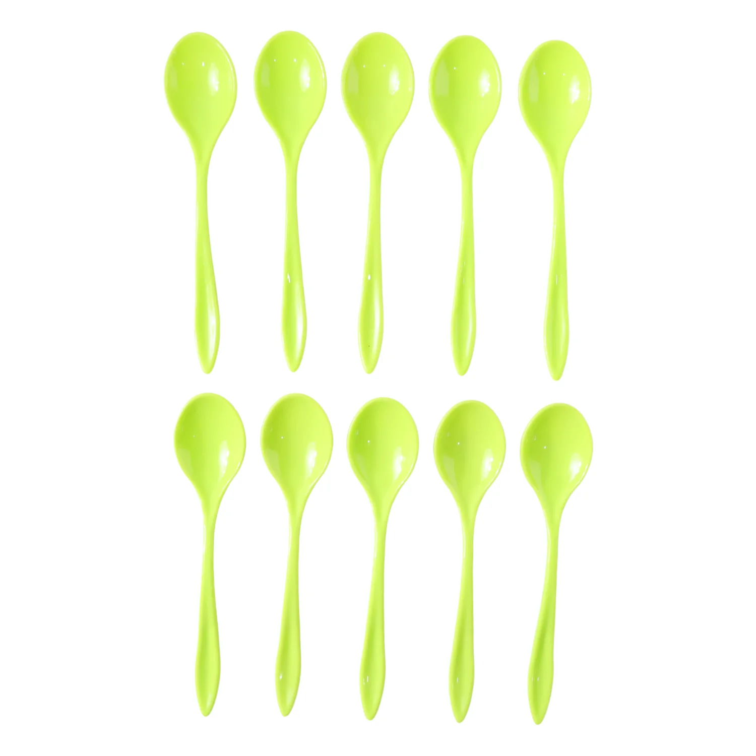 Fancy Spoon Used While Eating and Serving Food Stuffs Etc (10 Pcs) - Image 4