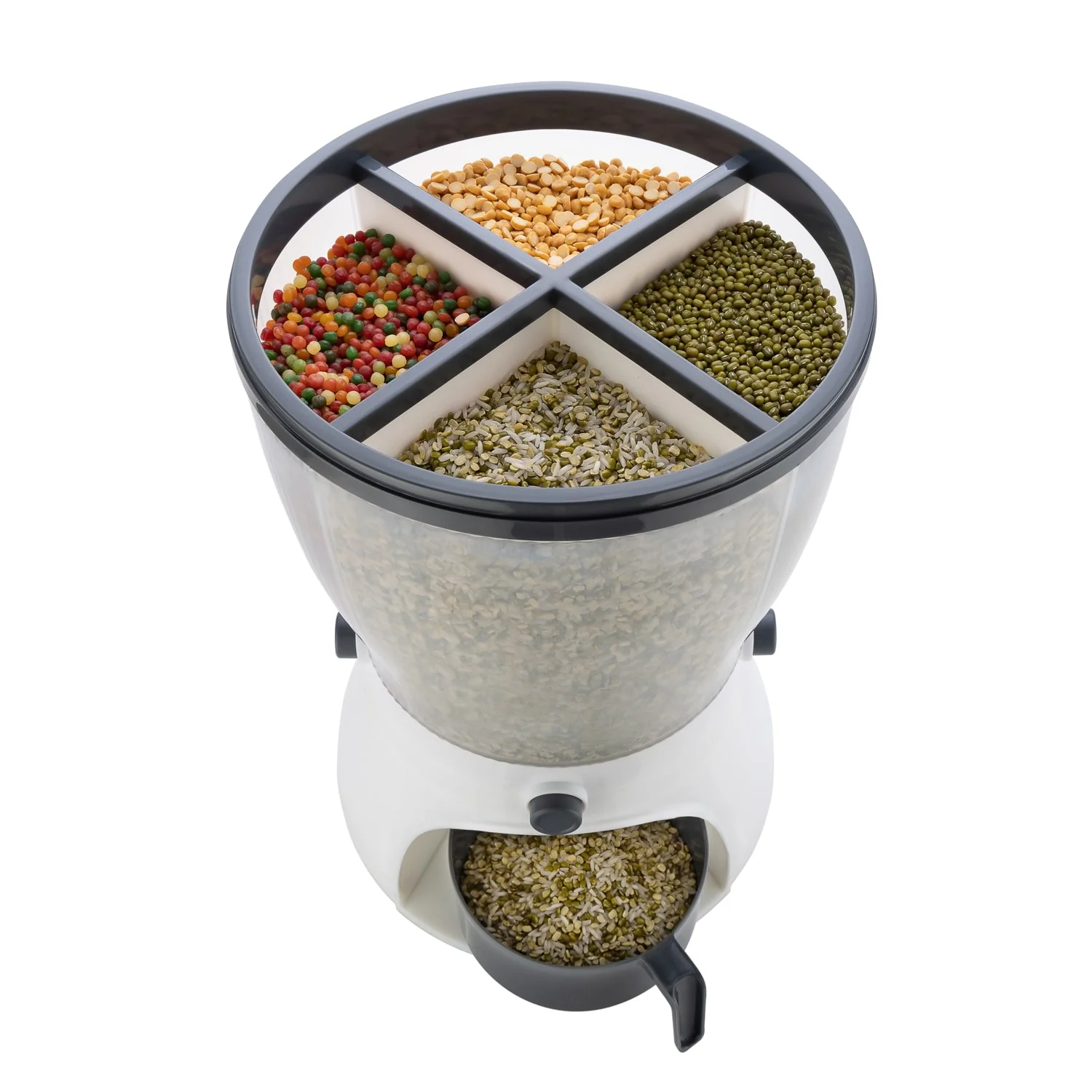 4-in-1 10L Rice & Grain Storage Dispenser - Image 3