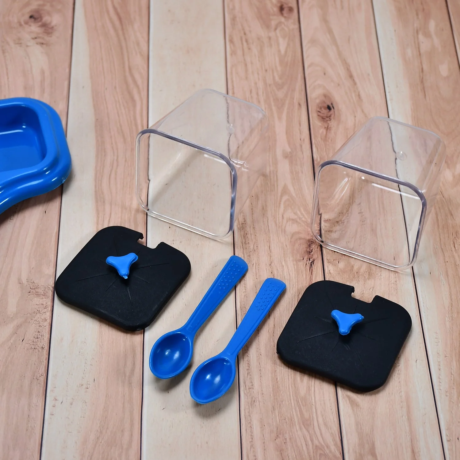 2-Piece Dining Stand with Pickle Jar, Spice Tray & Spoons - Image 7