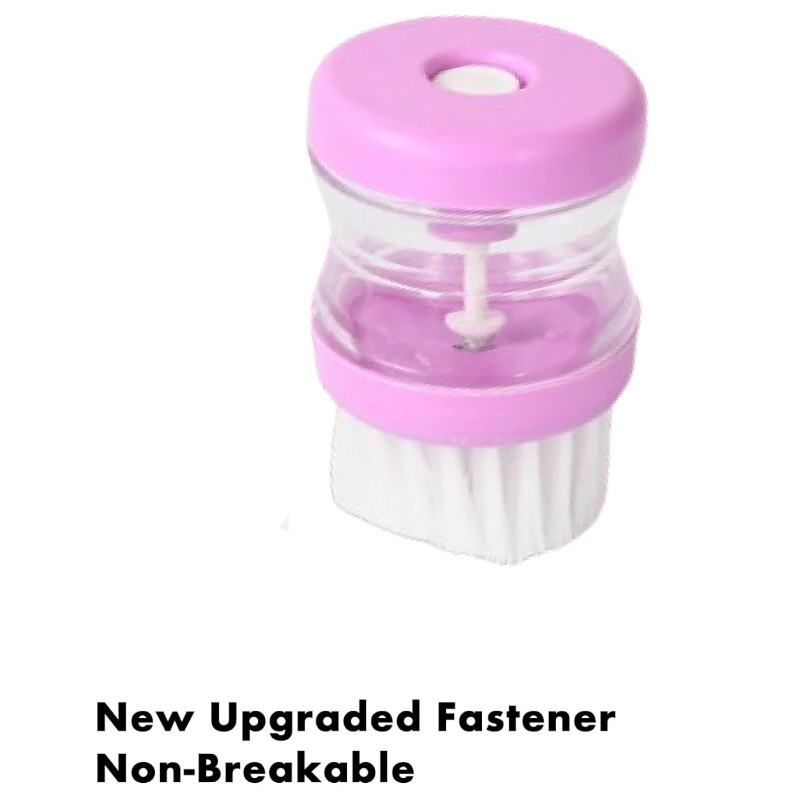 Plastic Wash Basin Brush Cleaner with Liquid Soap Dispenser (Multicolour) - Image 7