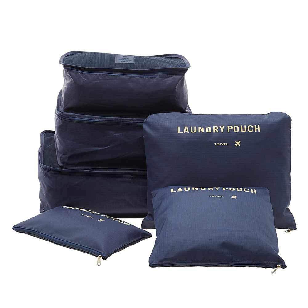 Cloth Organizer Pouch Laundry Zipper Bags (6 pcs) - Image 3