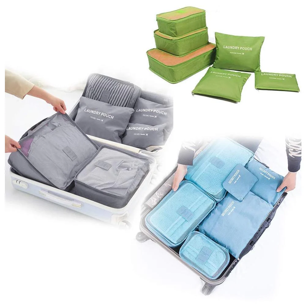Cloth Organizer Pouch Laundry Zipper Bags (6 pcs) - Image 4