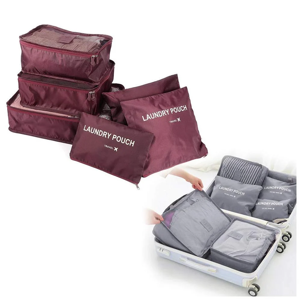 Cloth Organizer Pouch Laundry Zipper Bags (6 pcs) - Image 5