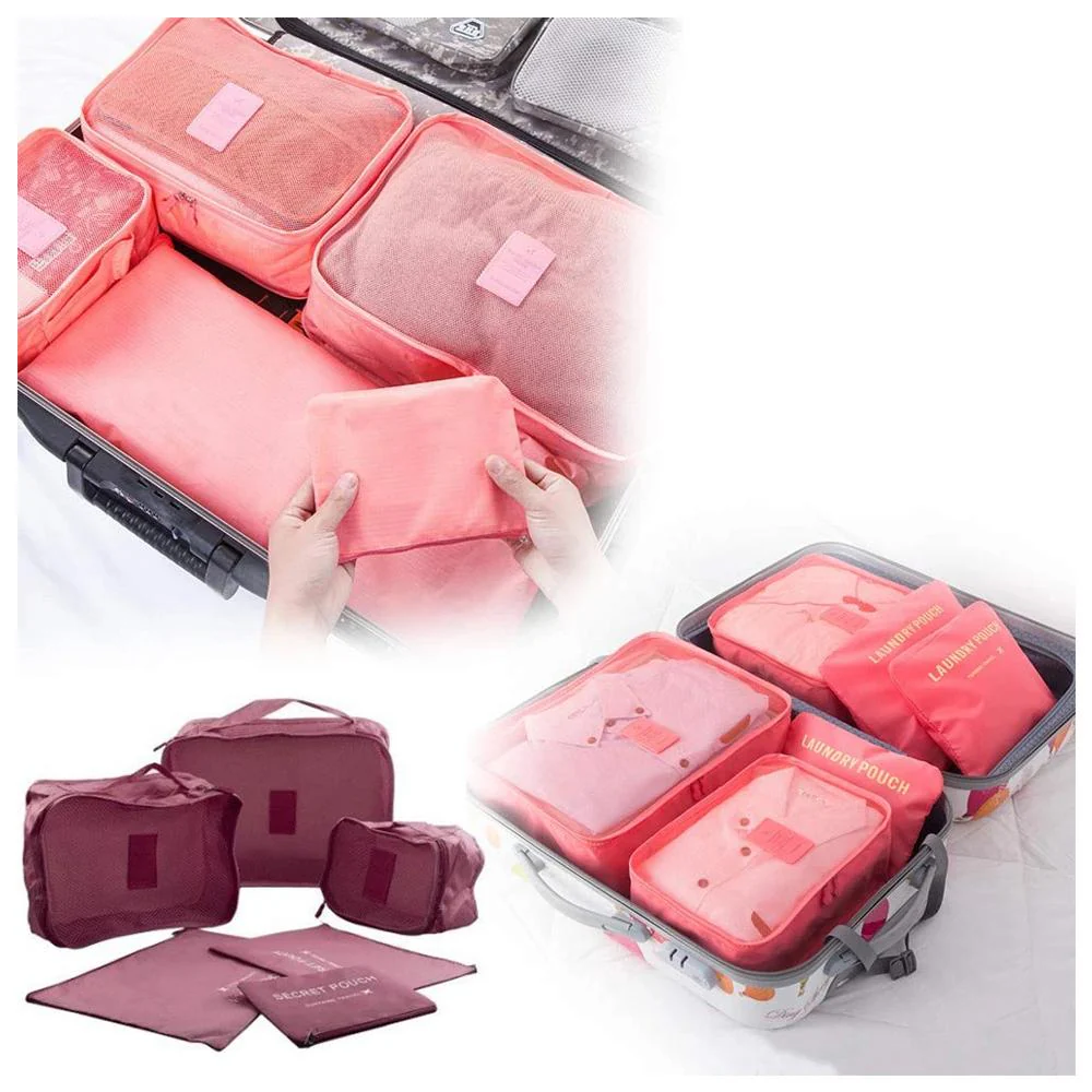 Cloth Organizer Pouch Laundry Zipper Bags (6 pcs) - Image 6