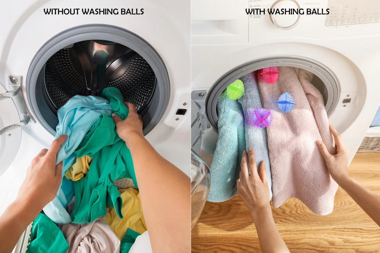 Laundry Washing Ball, Wash Without Detergent (4pcs) - Image 8