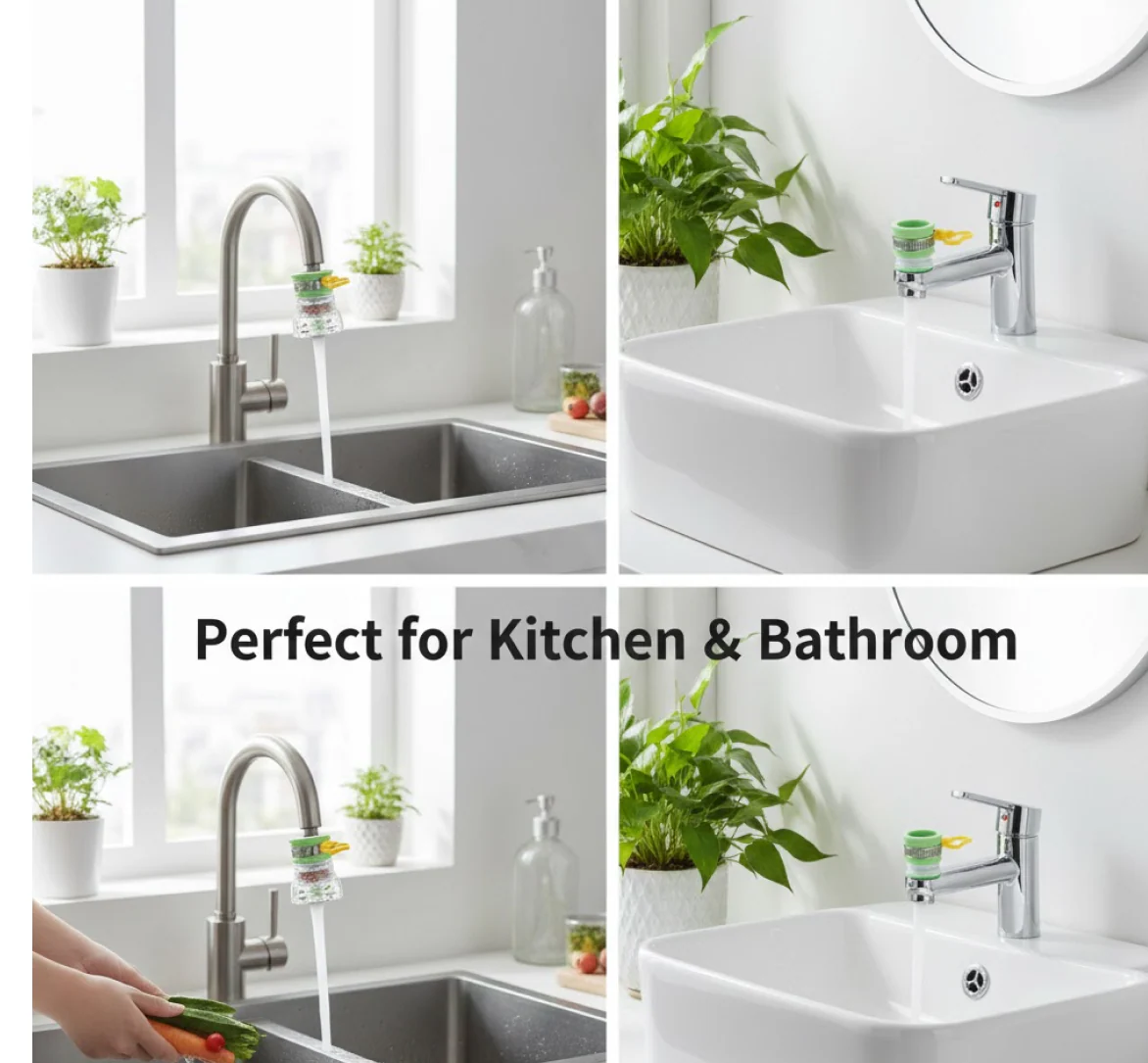 360 Degree Water Saving Faucet Expandable Water Valve Splash Regulator - Image 7