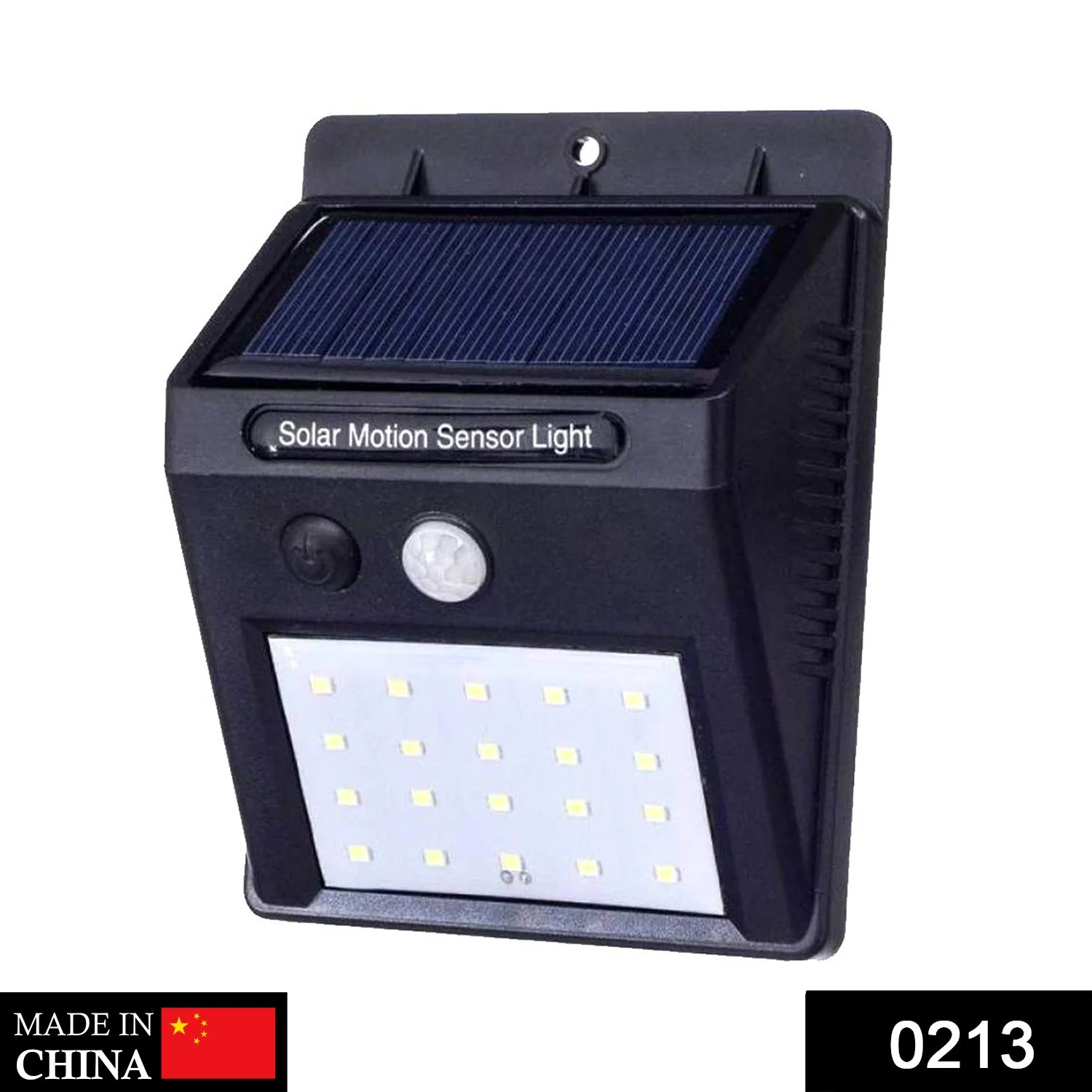Solar Security LED Night Light for Home Outdoor / Garden Wall (Black) (30-LED Lights) - Image 2