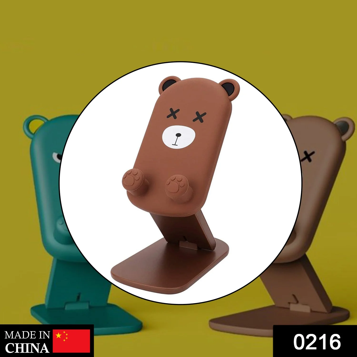 Cute Cartoon Design Multi-Angle Adjustable Foldable Mobile Stand - Image 3