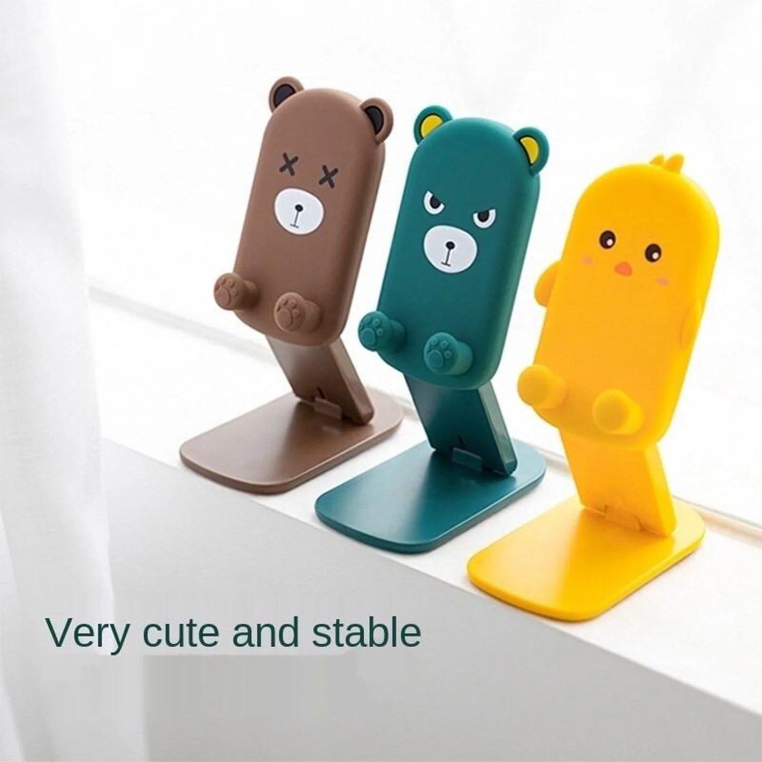 Cute Cartoon Design Multi-Angle Adjustable Foldable Mobile Stand - Image 9