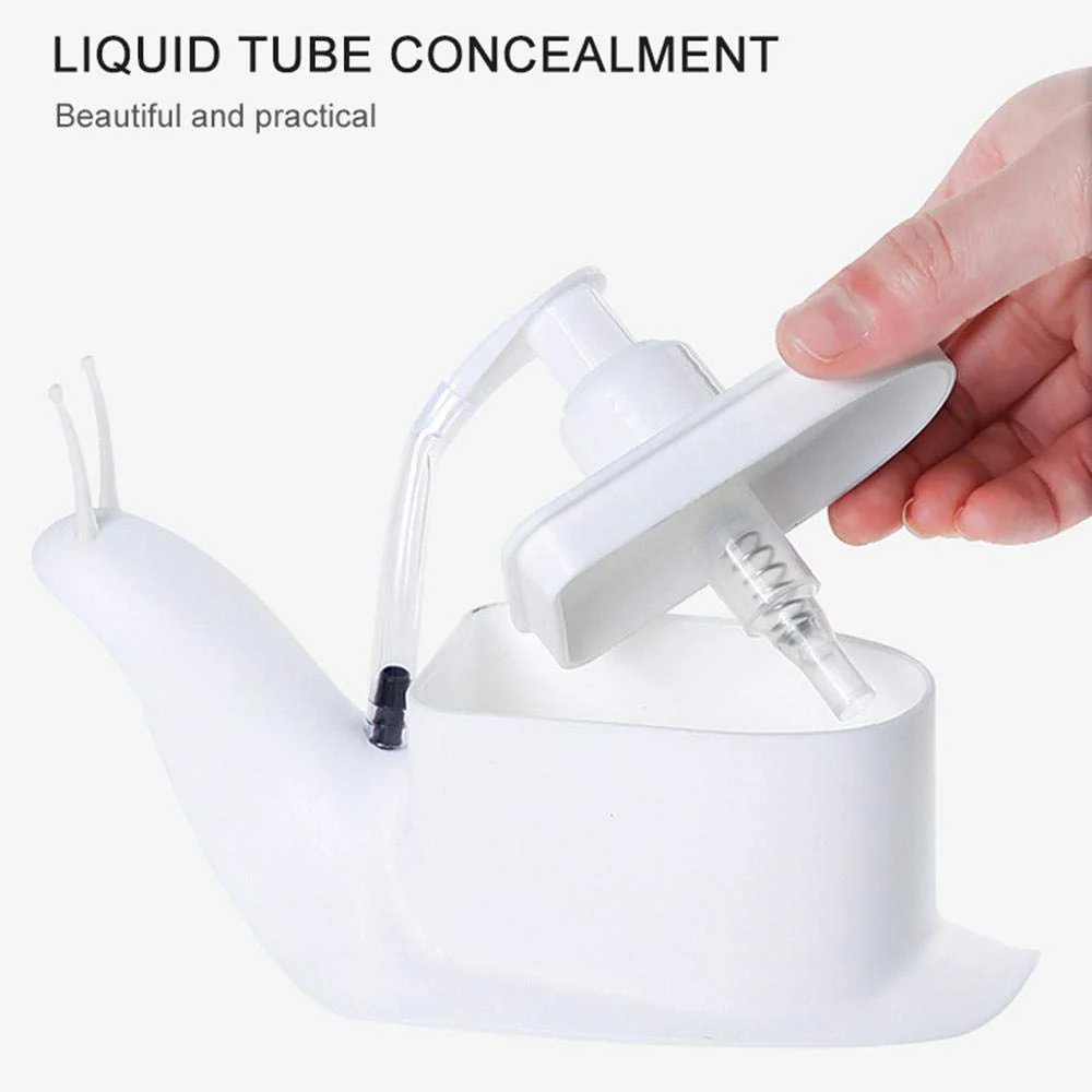 Portable Snail Shape Liquid Soap Dispenser - Image 7