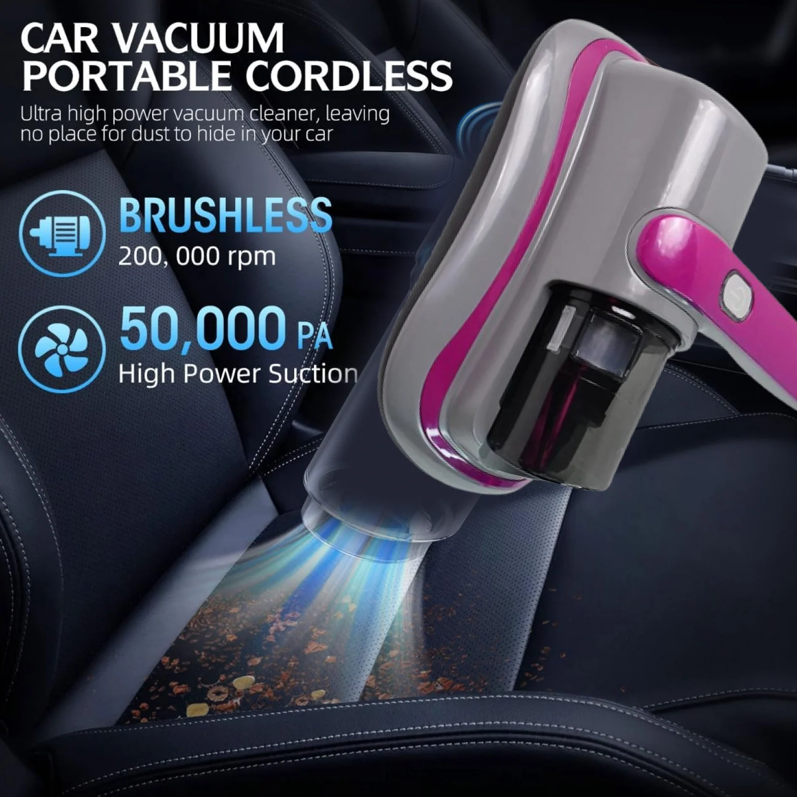 Low Noise Vacuum Cleaner for Bed - Image 4