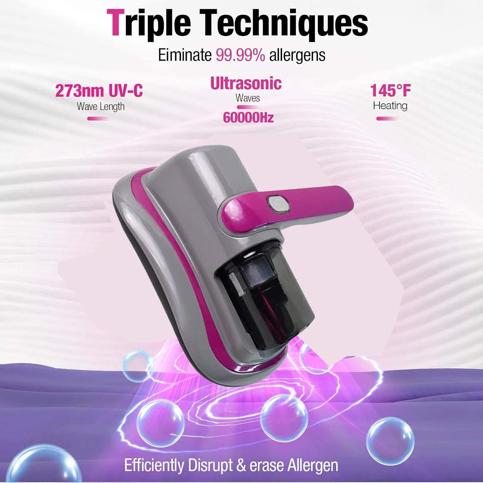 Low Noise Vacuum Cleaner for Bed - Image 5