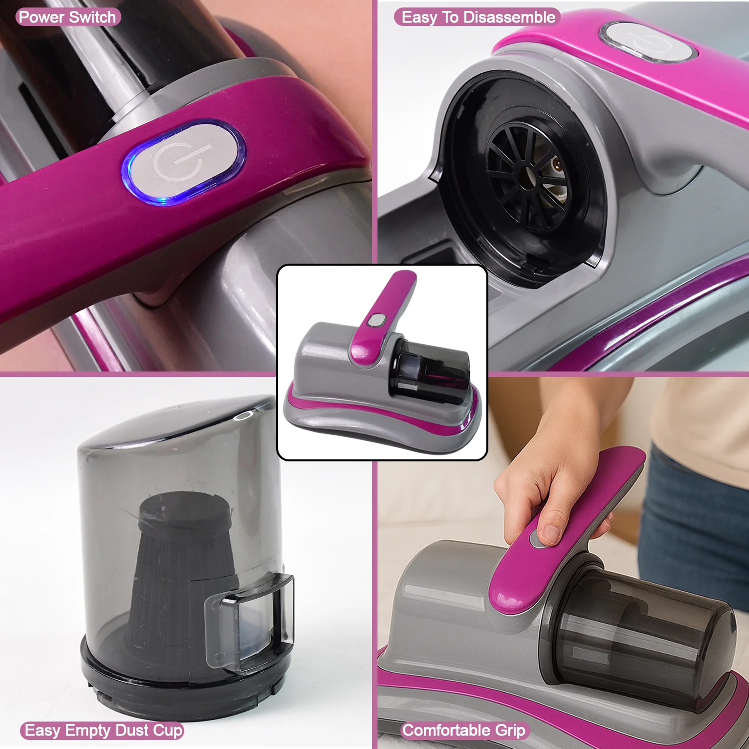 Low Noise Vacuum Cleaner for Bed - Image 8