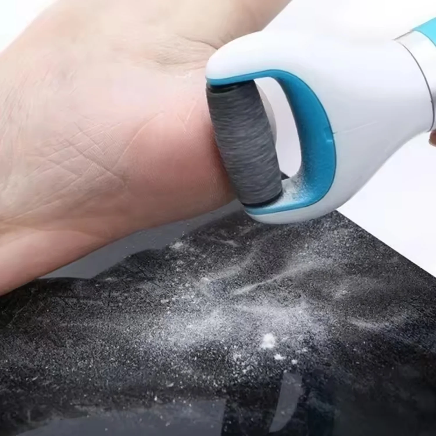 Electronic Dry Foot File, Callous Remover for Feet, Electric Foot with Roller Hard and Dead Skin- Regular Coarse, Baby smooth feet in minutes. For in home padicure foot care, Battery Powered & USB (Battery not included) - Image 6