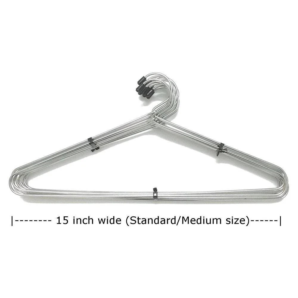 Stainless Steel Cloth Hanger (12 pcs) - Image 5