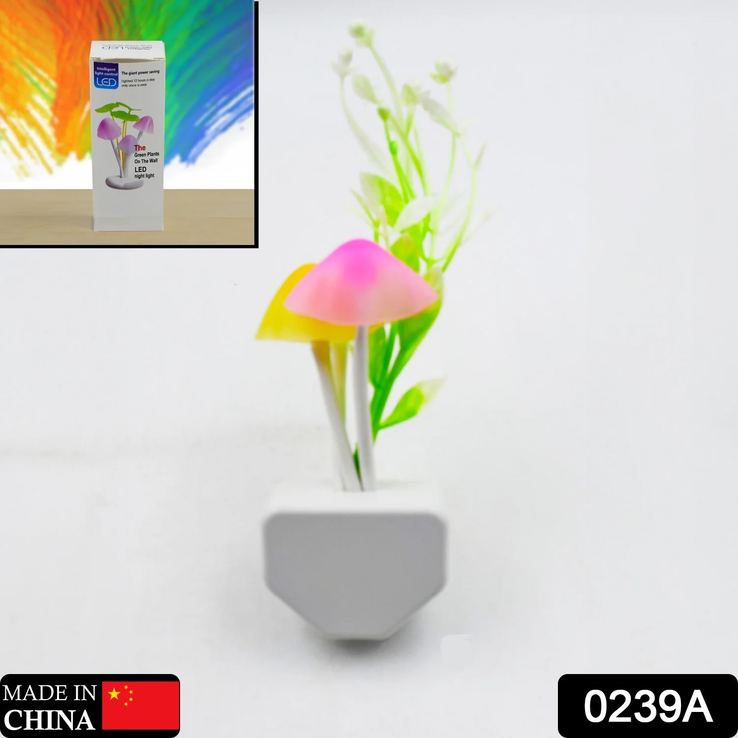 Fancy LED Mushroom Night Light – Color Changing Auto On/Off Sensor Lamp for Kids - Image 2