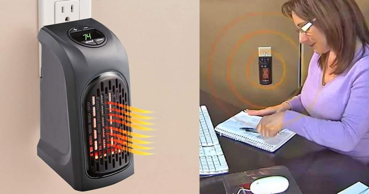 Electric Mini Handy Heater Plug-In Wall (400w) - Image 10