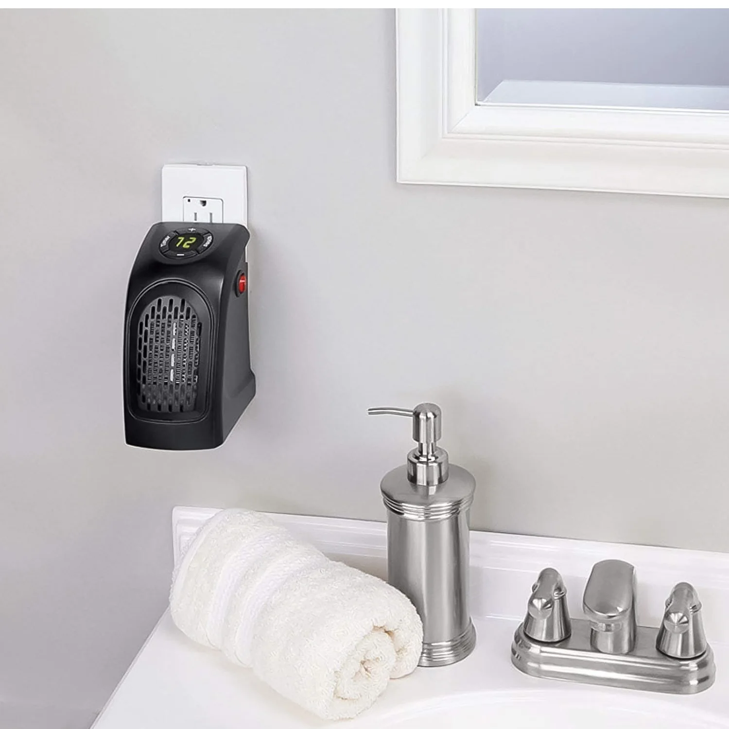 Electric Mini Handy Heater Plug-In Wall (400w) - Image 3