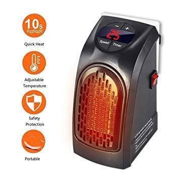 Electric Mini Handy Heater Plug-In Wall (400w) - Image 6