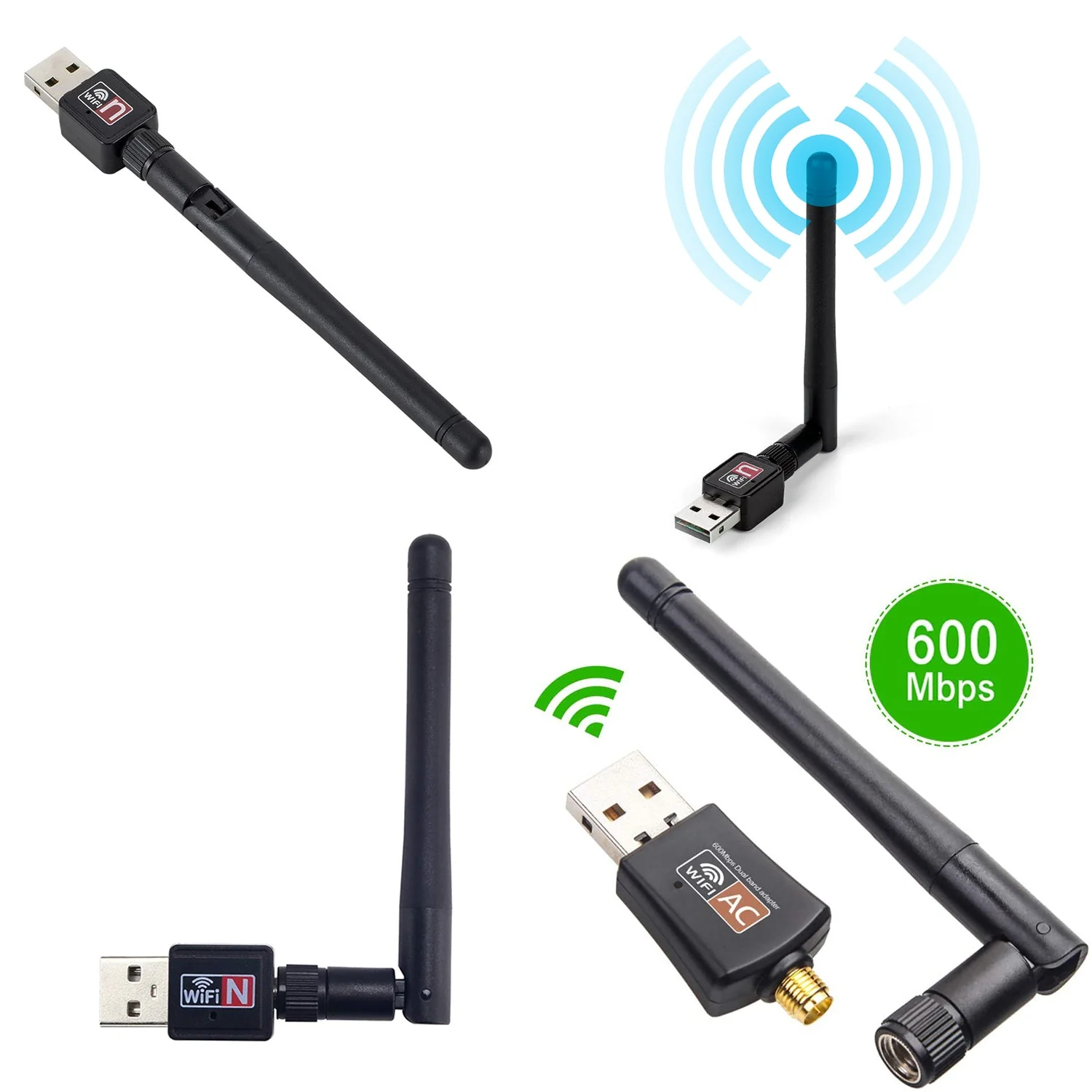 USB WiFi Receiver for Household and Office Daily Internet Use Suitable for  People - Image 4