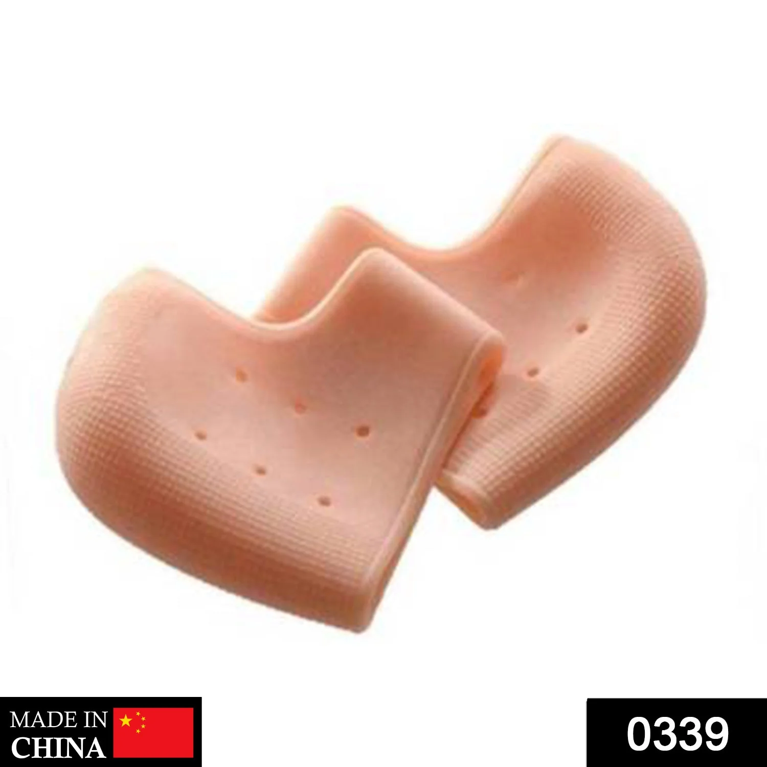 Moisturizing Skin Softening Silicone Gel for Dry Cracked Heel Repair (Multicolour) - Image 2