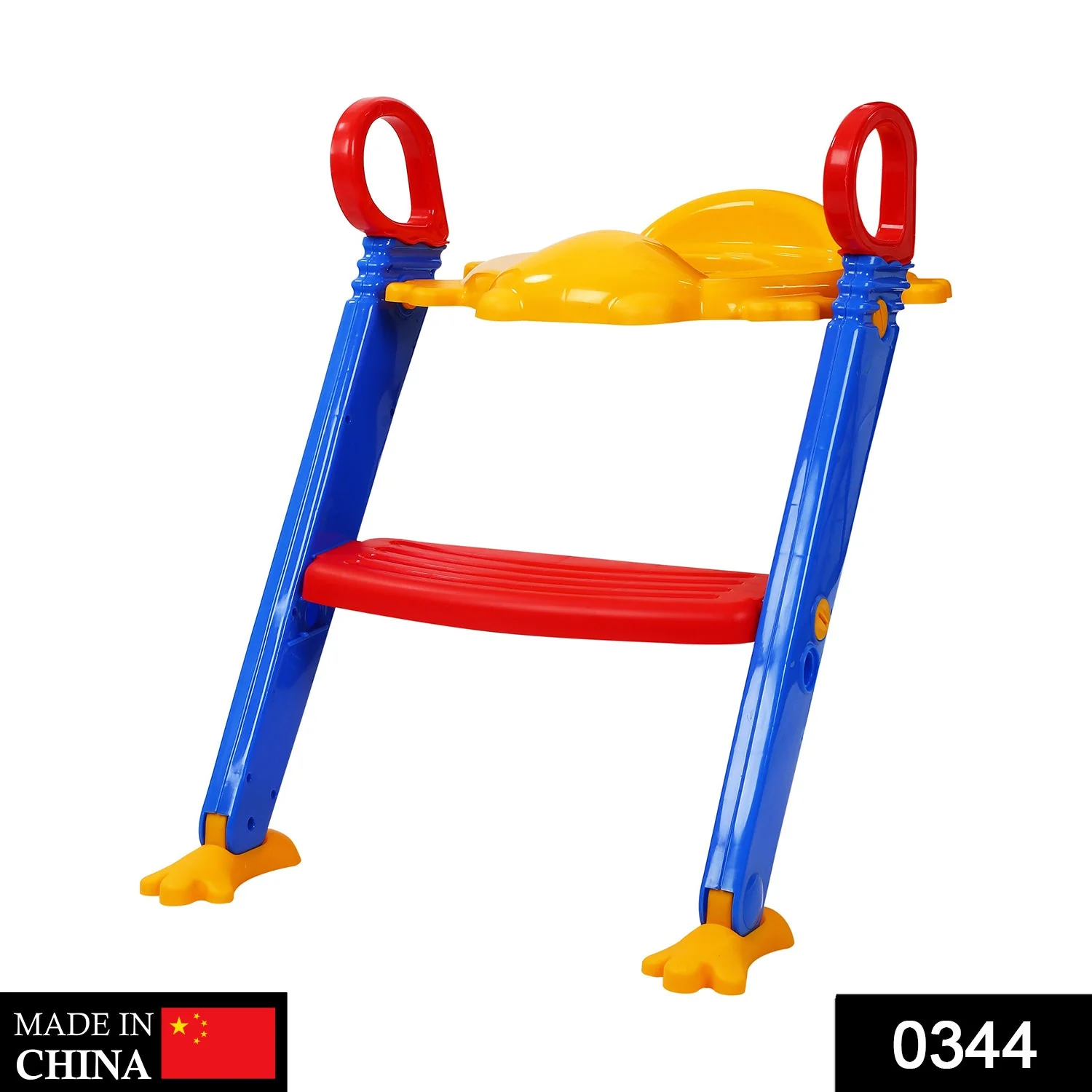 3 in 1 Kids / Toddler Potty Toilet Seat with Step Stool Ladder (Multicolour) - Image 3