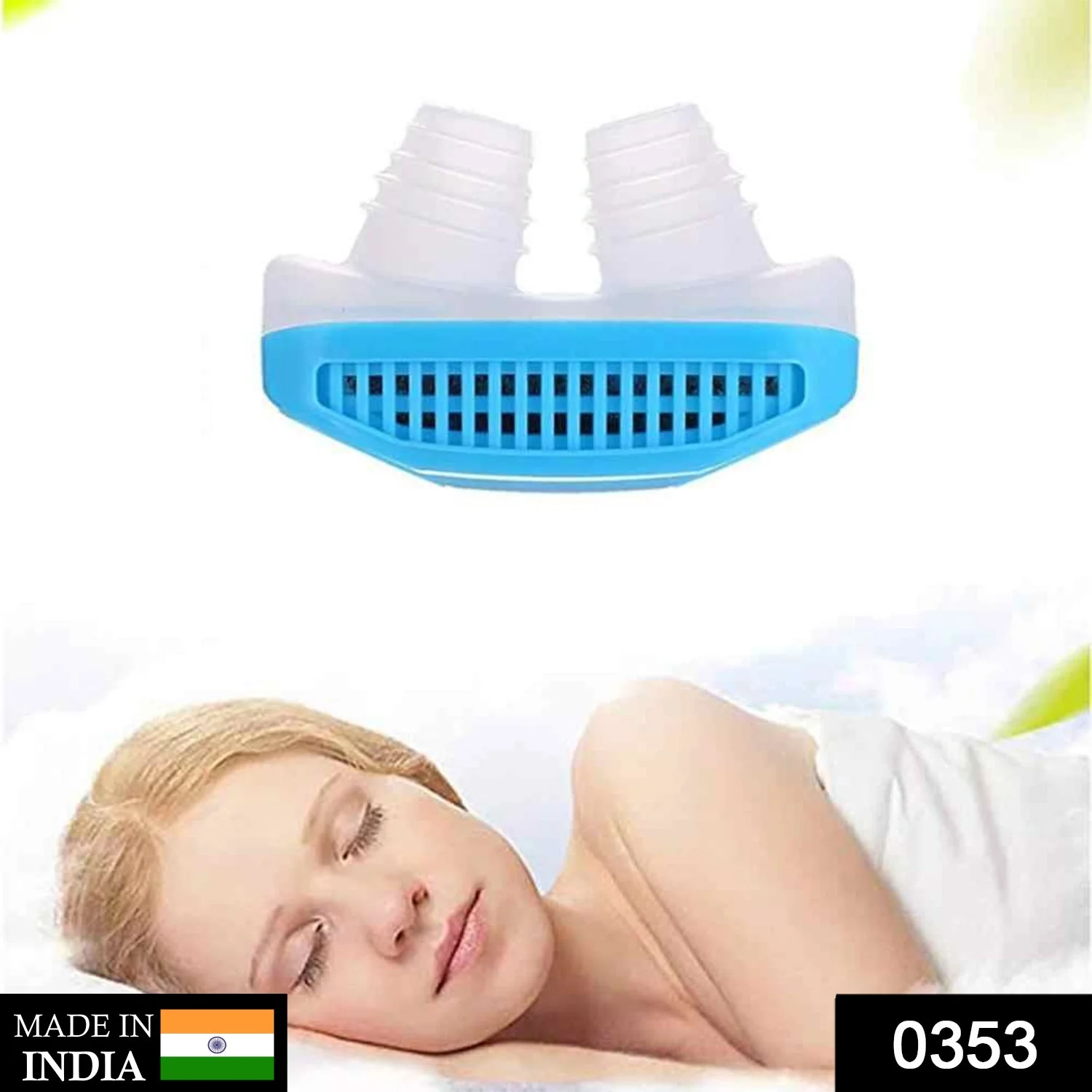 2 1 Anti Snoring and Air Purifier Nose Clip for Prevent Snoring and Comfortable Sleep - Image 2