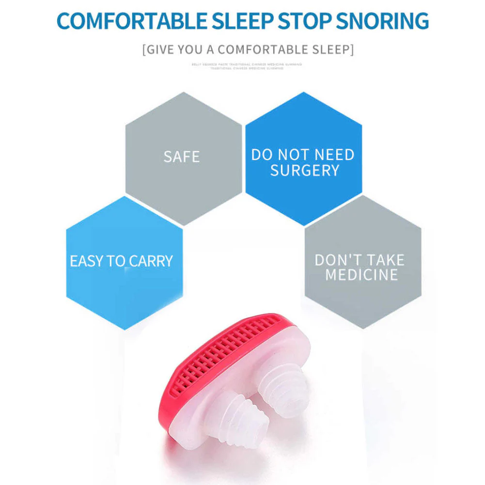 2 1 Anti Snoring and Air Purifier Nose Clip for Prevent Snoring and Comfortable Sleep - Image 5