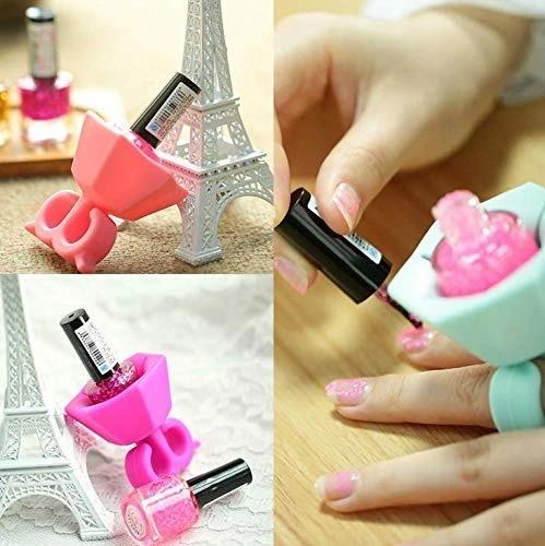 Nail Polish Holder Ring with Nail Polish Holder Stand - Image 4