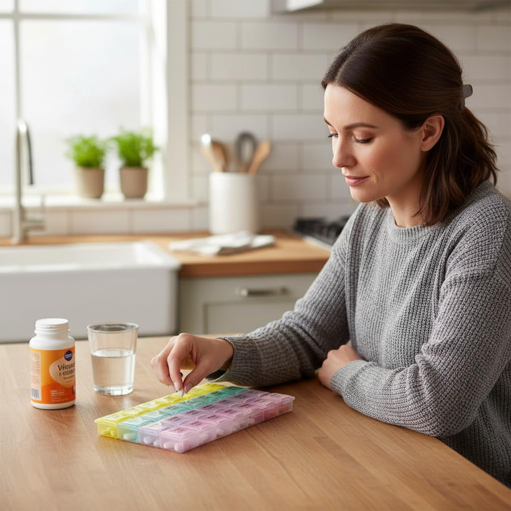 Weekly Pill Case 28-Slot Medicine Organizer - Image 3