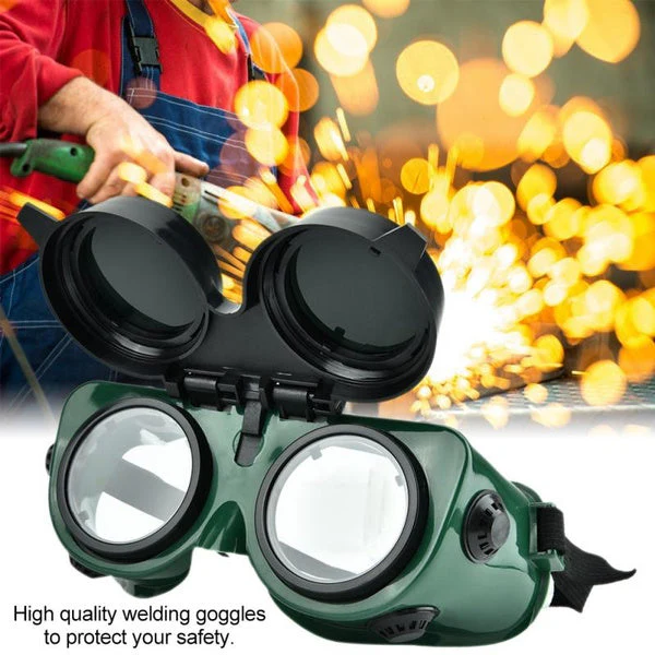 Welding Goggles (Dark Green, Large) - Image 4