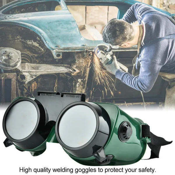 Welding Goggles (Dark Green, Large) - Image 7