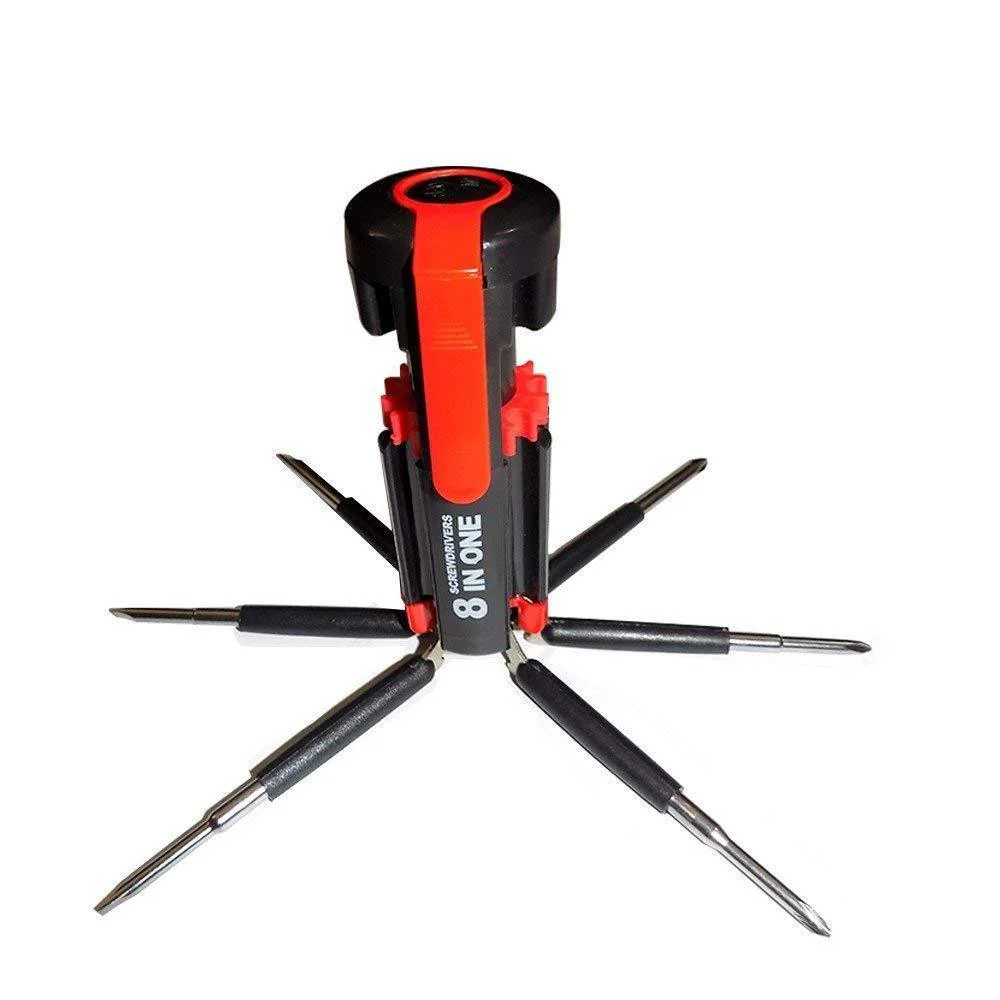 8 in 1 Multi-Function Screwdriver Kit with LED Portable Torch - Image 3