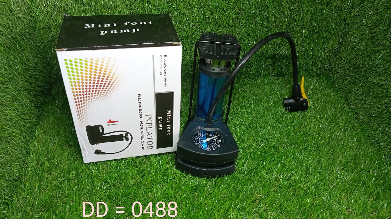 Mini Foot Pump Inflator For Bike and car - Image 11