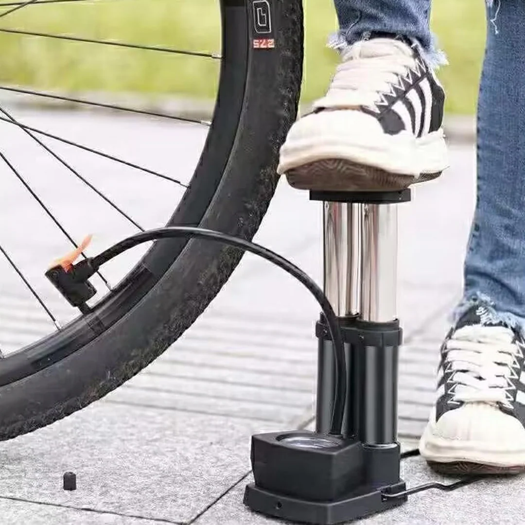 Mini Foot Pump Inflator For Bike and car - Image 3