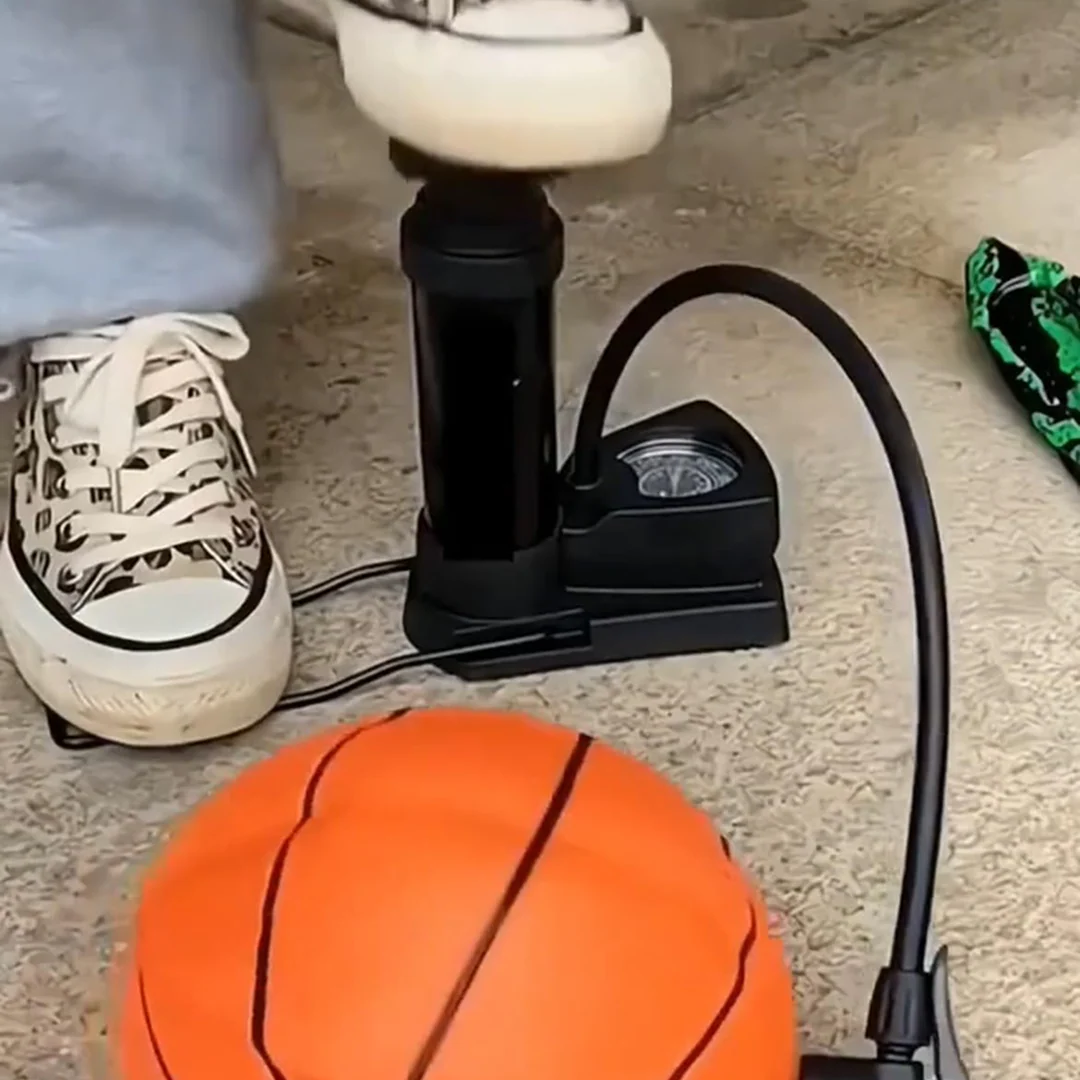 Mini Foot Pump Inflator For Bike and car - Image 4