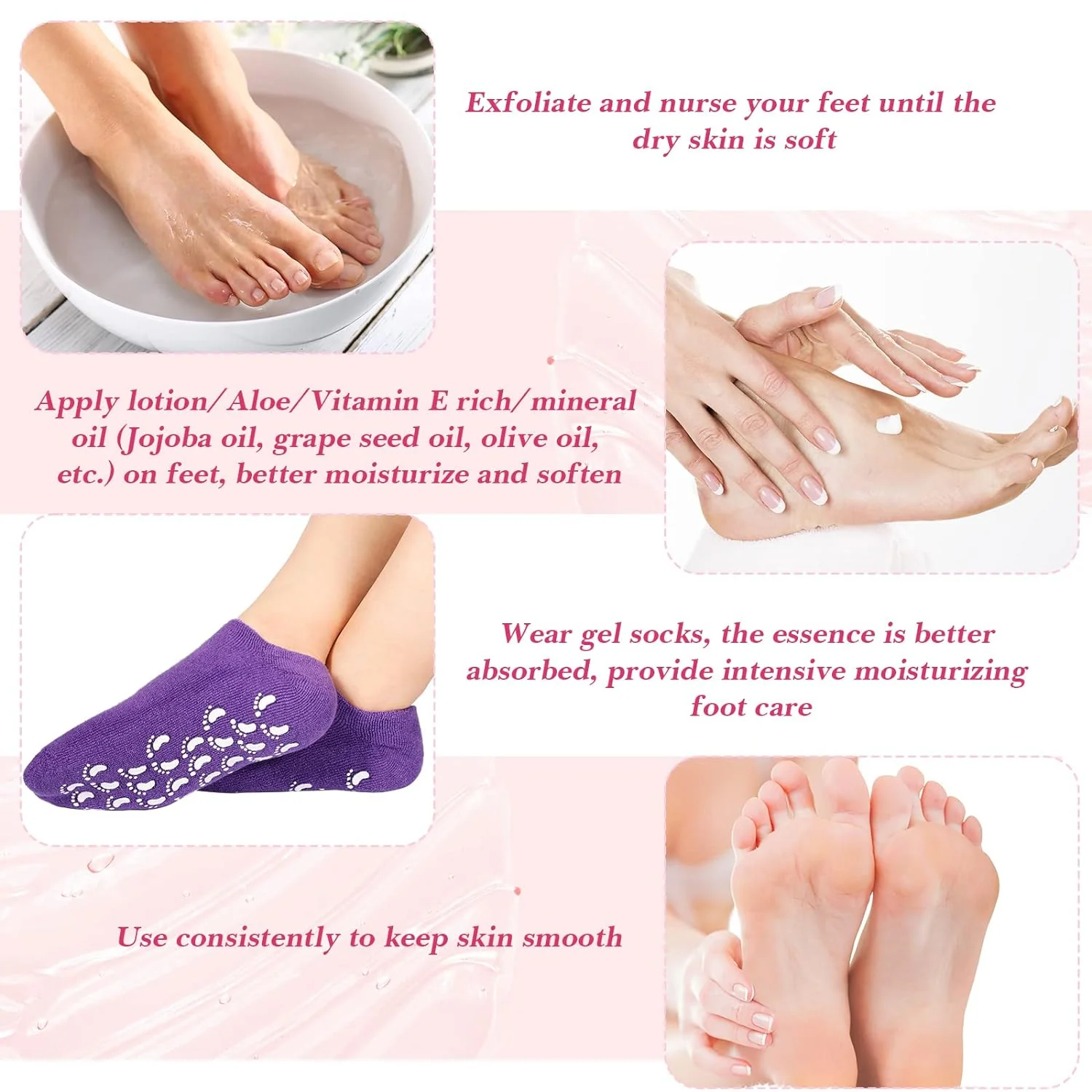 Socks Soft Socks for Repairing Softening Dry Cracked Feet Comfortable - Image 7